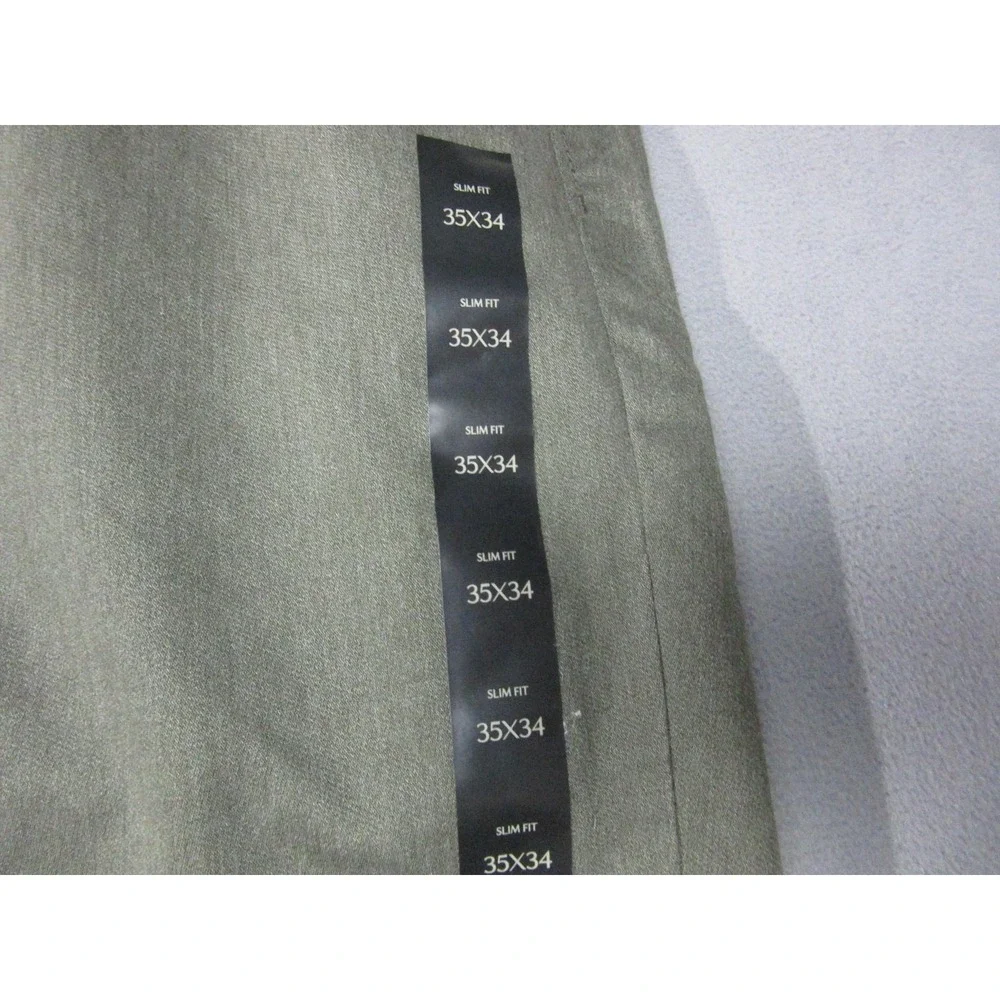 Banana Republic Travel Jean Mens 35x34 Green New Slim Fit Stretch Denim Pants